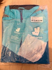 deliveroo waterproof jacket