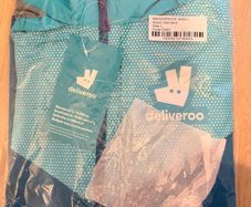 deliveroo waterproof jacket