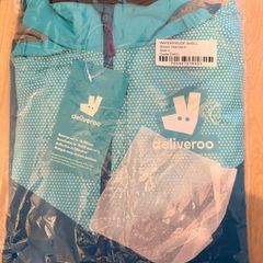 deliveroo waterproof jacket