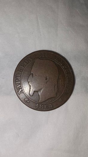 1864 napoleon III 5 centimes