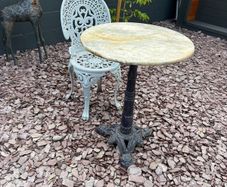 marble table