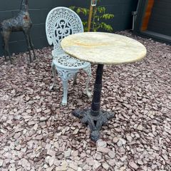 marble table