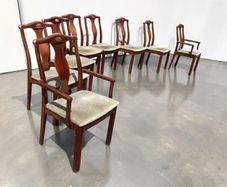 Chairs x 8 - Includes 2 Carver Chairs
