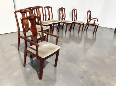 Chairs x 8 - Includes 2 Carver Chairs