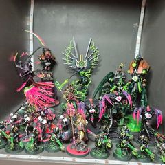 Fully Painted Necron 40k  Army  2000pts C tan Shards, Doomsday Ark and more