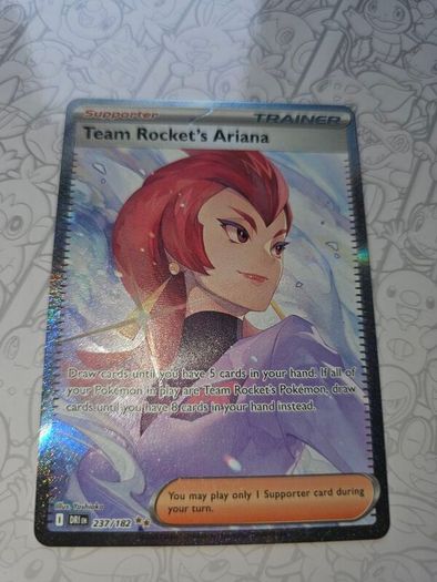 Team Rocket's Ariana 237/182 Sir Destined Rivals Pokemon Card