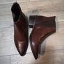 Leather Ankle Boots Size Uk 6 Image 5