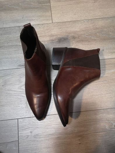 Leather Ankle Boots Size Uk 6