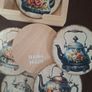 Set of 6 Wooden Coasters in a Box Image 5