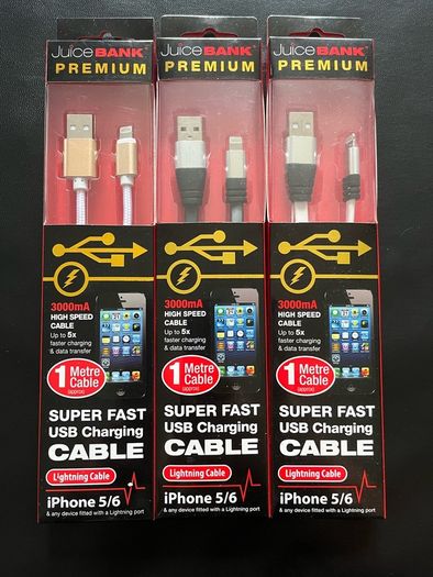 Iphone 5/6 charging cable