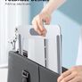 Laptop Stand Adjustable Height, Ergonomic Air-Ventilated Laptop Riser Holder for Desk, Aluminum Foldable Laptop Cooling Pads Computer Stand Compatible with MacBook Image 4