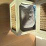 Strawbridge three drawer solid wood/wicker unit Image 6