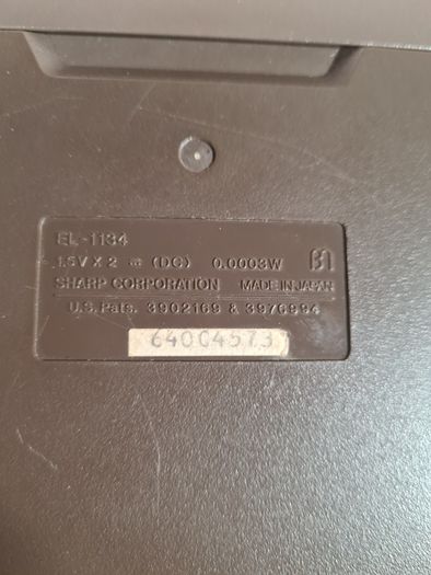 vintage SHARP ELSI MATE EL-1134 electronic desktop calculator