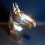 Large ceramic horse head statue Image 3