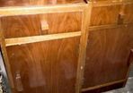 Pair of 1950s Art Deco bedside locker