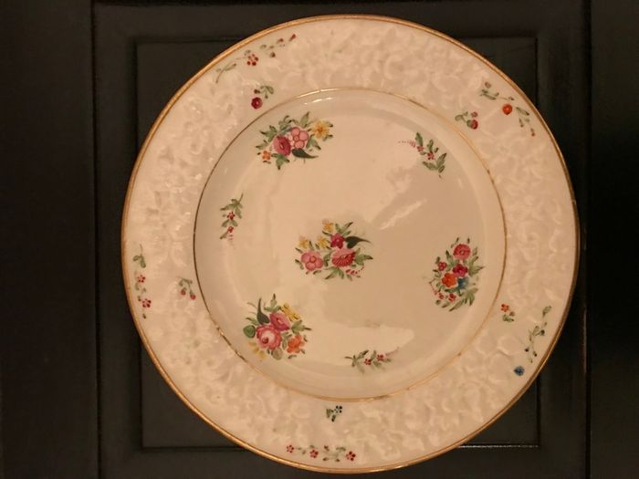Vintage Decorative White Plate