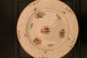 Vintage Decorative White Plate