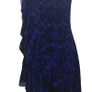 Karen Millen Ladies Blue & Black Silk Animal Print Special Occasion Dress Uk 10/12 Includes Postage Image 7