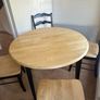 Round table and chairs x4 Image 4