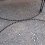 Table 1960s 70s Mid size coffee table hight sold Iron and tiles Top Heavy but Nice Image 5