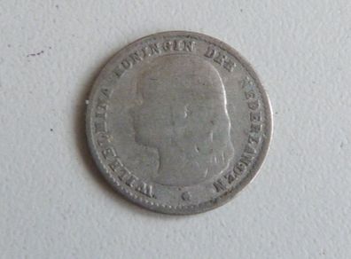 Netherlands silver 10 cents