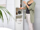 Tall Bathroom Cupboard Tallboy,