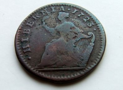 1723 Woods Halfpenny