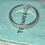 A rare original, 1999 Tiffany & Co. PT950. Man's Platinum ring. A 1999 1st edition. Image 3