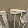 Noma Pressure Fit Stair Gate White with extension Image 2