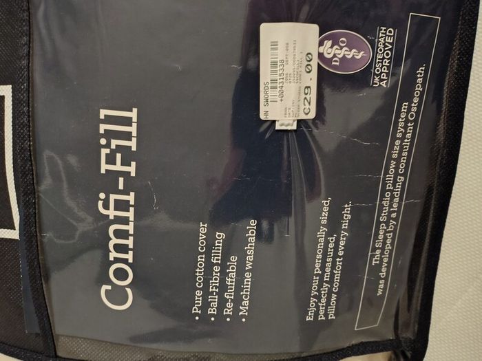 Sleep Studio - Comfi-Fill Pillow Size 1 and PureGel Pillow Size 3