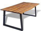 Dining Table Solid Acacia Wood 200x90 cm