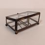 1950s Vintage Glass and Brass Trinket Box Image 4