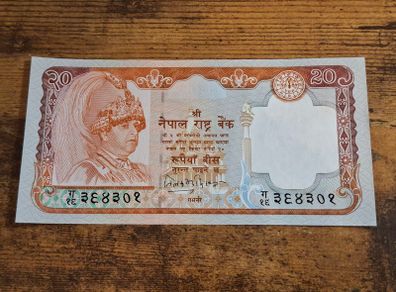 Nepal, 20 Rupees banknote, 2002, uncirculated UNC - free standard postage