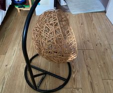 Cosy egg chair basket