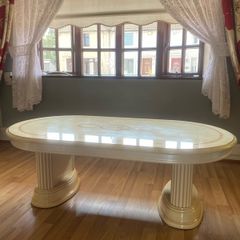 Marble top coffee table