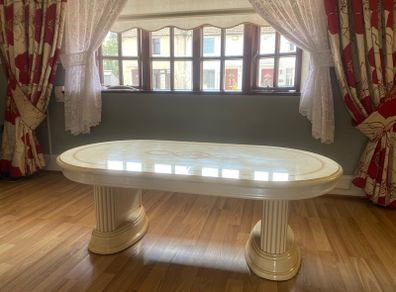 Marble top coffee table
