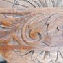 Antique Carved Oak Spinning Chair Image 6