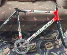 2005 Colnago C50 HP Carbon Frameset (Team Milram PR99) Size 54 + Dura-Ace Crankset