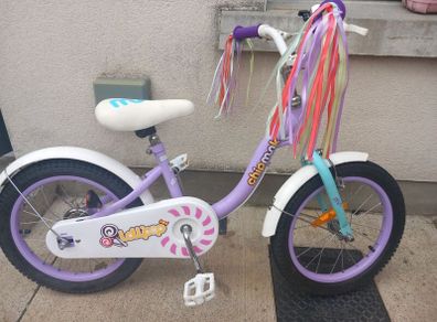 chipmunk lollipop Kids bike size 16 inch wheels