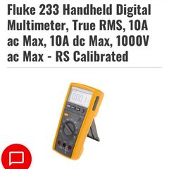 New Fluke 233 multimeter with detachable screen