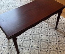 vintage wood side table / tv stand