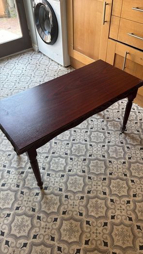 vintage wood side table / tv stand