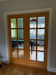 solid wood internal double doors