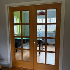 solid wood internal double doors
