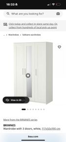 Wardrobe with mirror