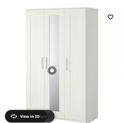 Wardrobe with mirror