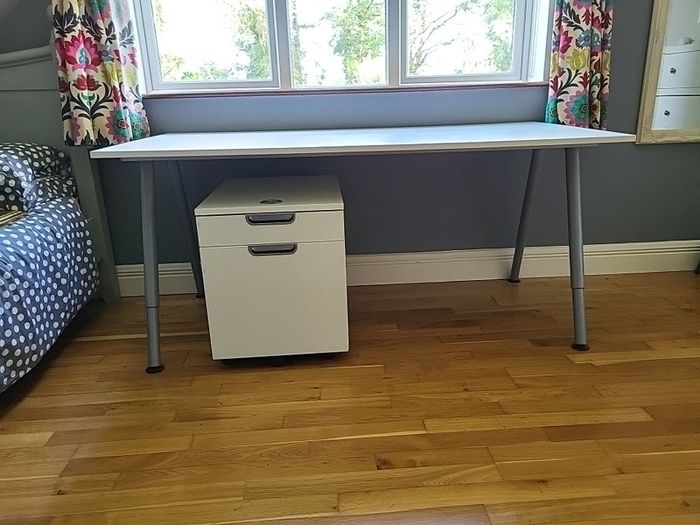 Vintage Ikea Desk Filing Cabinet Longfordmullingar For Sale in ...