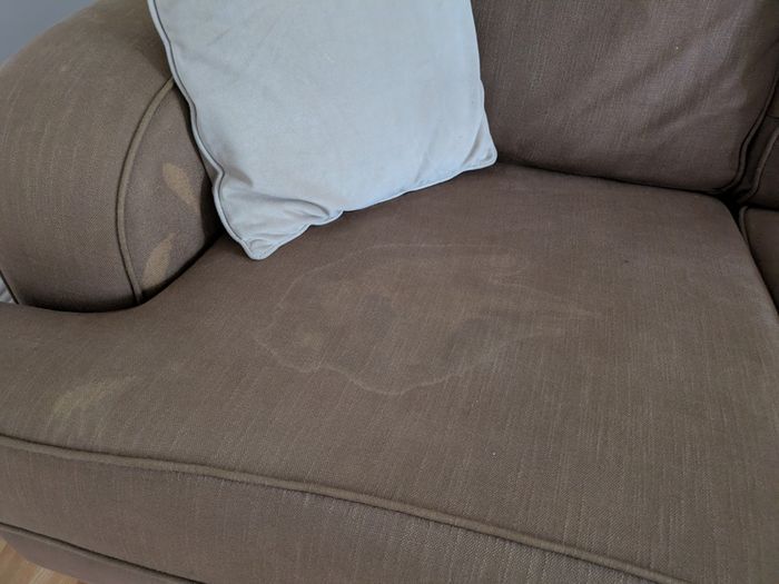 Brown 2 Seater Sofa. Comfortable & Good Condition