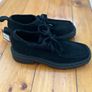 Pennies Black Suede Shoes Image 2
