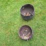 2 x antique irish cast iron cauldrons Image 5